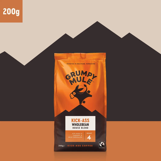 Grumpy Mule Kick Ass House Blend Beans 200g