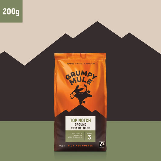 Grumpy Mule Top Notch Ground Coffee 200g
