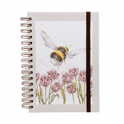 Wrendale A5 Bee Notebook - Flight of the Bumblebee