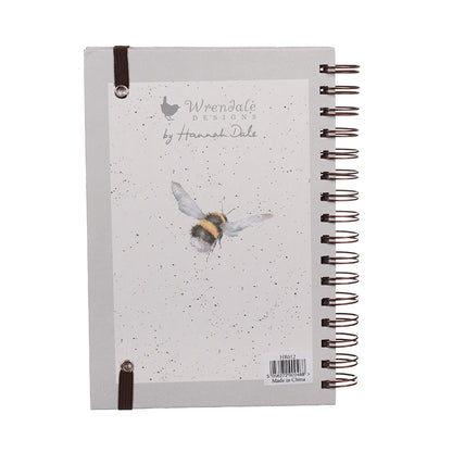Wrendale A5 Bee Notebook - Flight of the Bumblebee