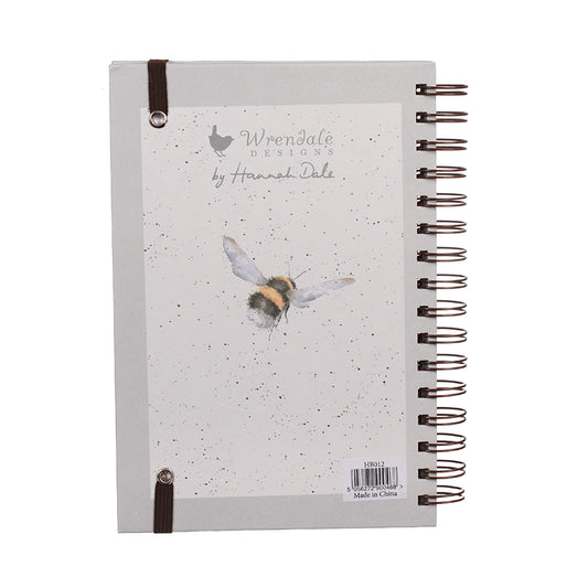 Wrendale A5 Bee Notebook - Flight of the Bumblebee