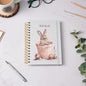 Wrendale A5 Rabbit Notebook - The Flower Pot (Green)