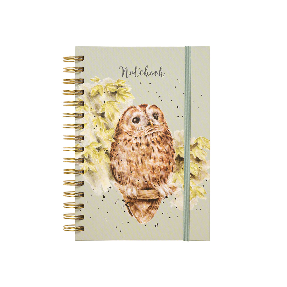 Wrendale A5 Owl Notebook - Treetops