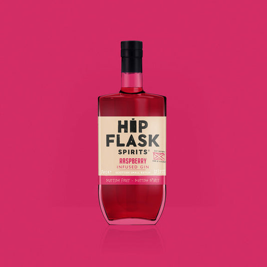 Hipflask Raspberry Gin 70cl 37.5% - Threaplands