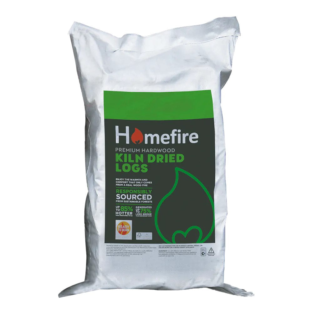 Homefire Kiln Dried Hardwood Logs - Large Handy Bag (60 Ltr) (I'm in the deal! Buy any 3 or more mix and match products & save £1 per bag)