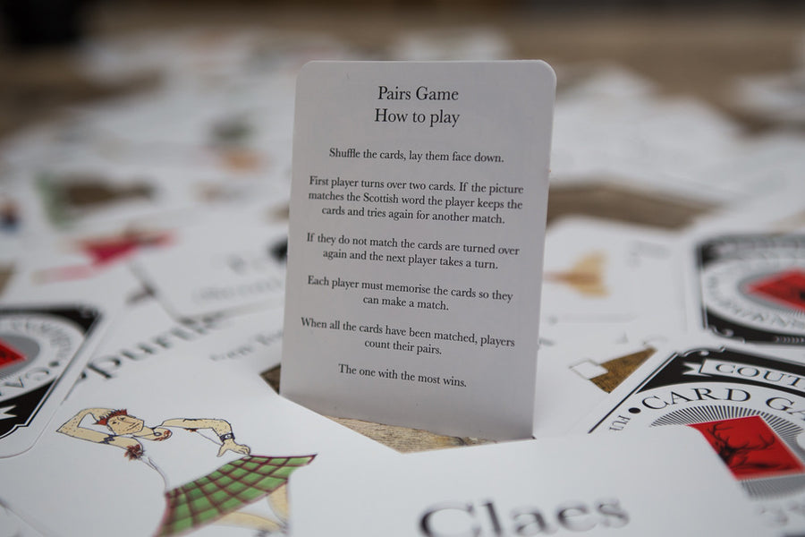 Couthie Pairs And Families Card Game