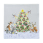 Wrendale Woodland Animals Napkins - Oh Christmas Tree