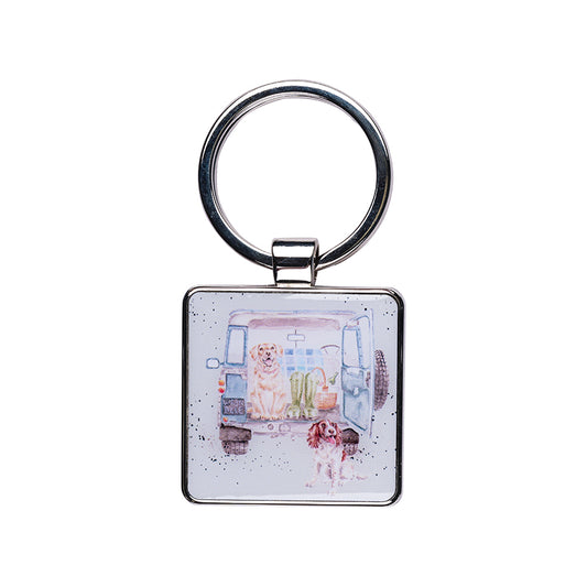 Wrendale Dog Keyring Paws for a Picnic