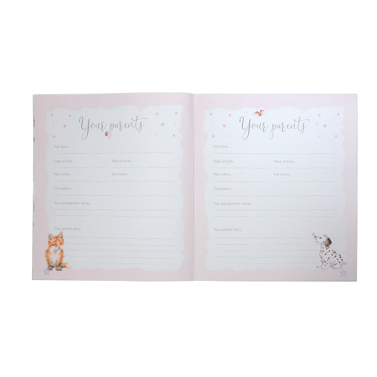 Wrendale Baby Record Book - Baby Animals