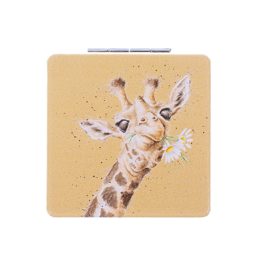 Wrendale Giraffe Mirror - Flowers