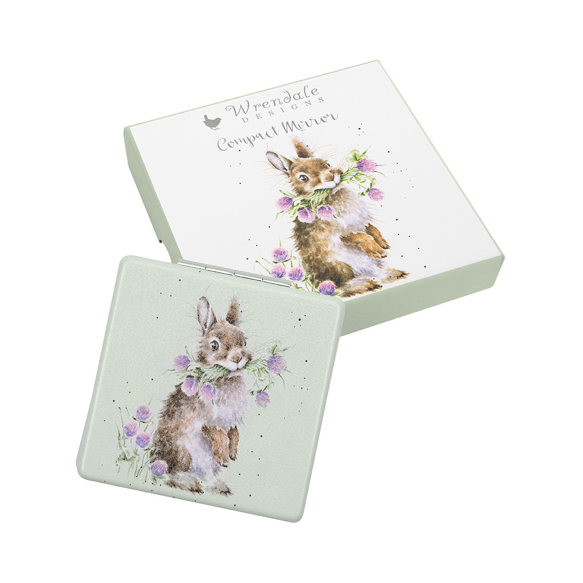 Wrendale Rabbit Mirror - Clover Bunny