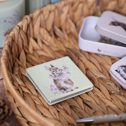 Wrendale Rabbit Mirror - Clover Bunny