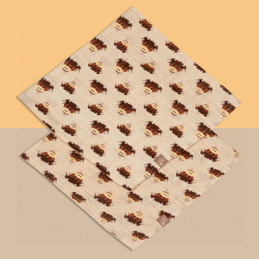 Blade & Rose- Neutral Hamish 2pk Muslin Squares One Size