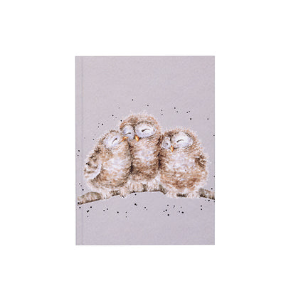 Wrendale A5 Owl Notebook - Owlets