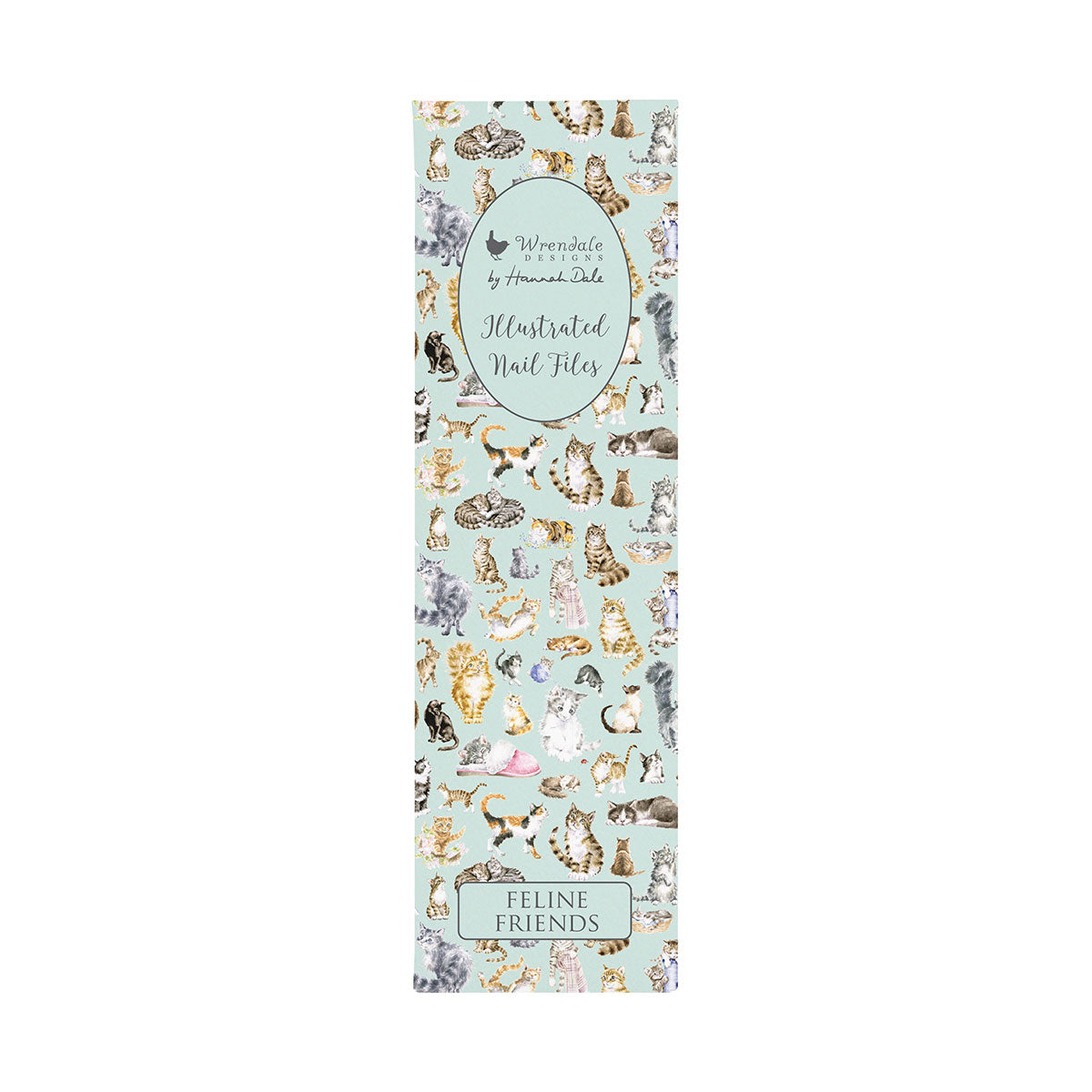 Wrendale Nail File Set - Feline Friends - Threaplands
