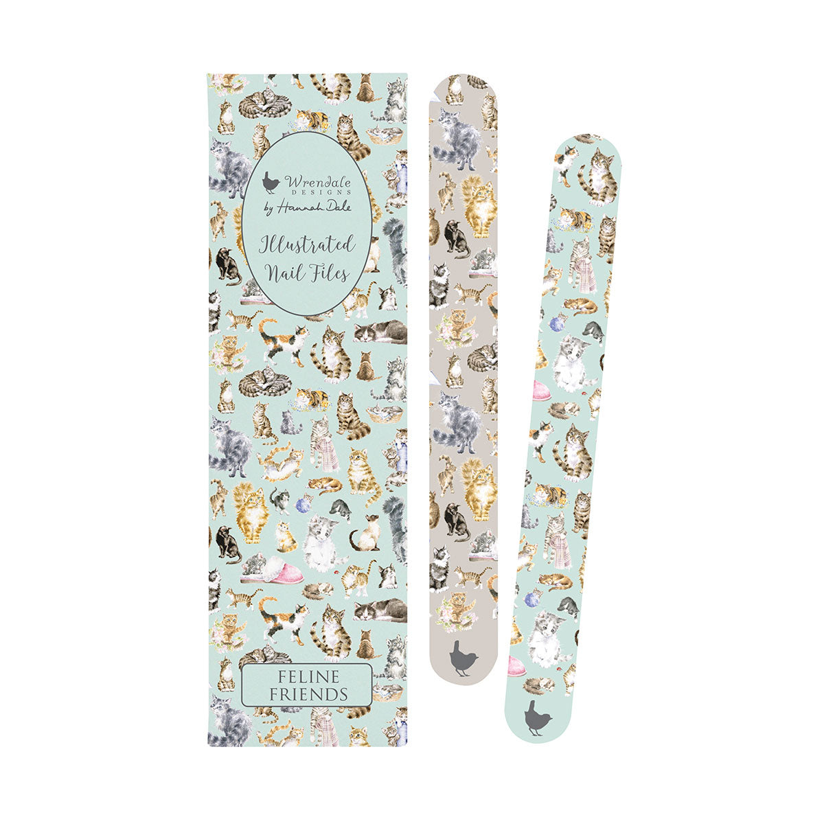 Wrendale Nail File Set - Feline Friends