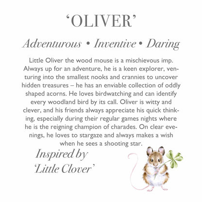 Wrendale Medium Mouse Plush- Oliver