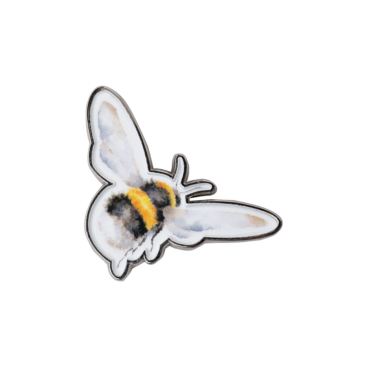 Wrendale Bee Pin Badge - Flight od the Bumblebee