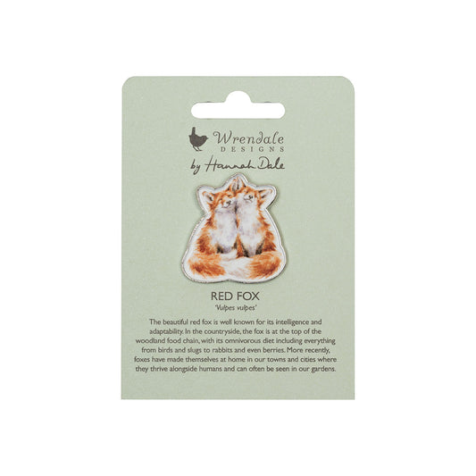 Wrendale Fox Pin Badge - Contentment