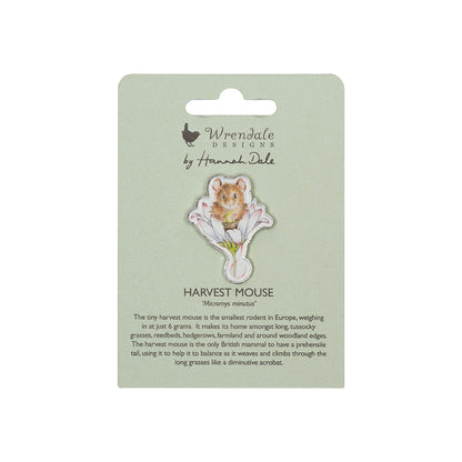 Wrendale Mouse Pin Badge - Oops A Daisy