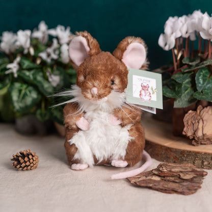 Wrendale Medium Mouse Plush- Oliver