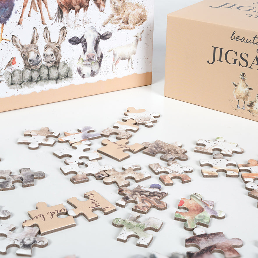 Wrendale Puzzle - Farmyard Friends - Threaplands