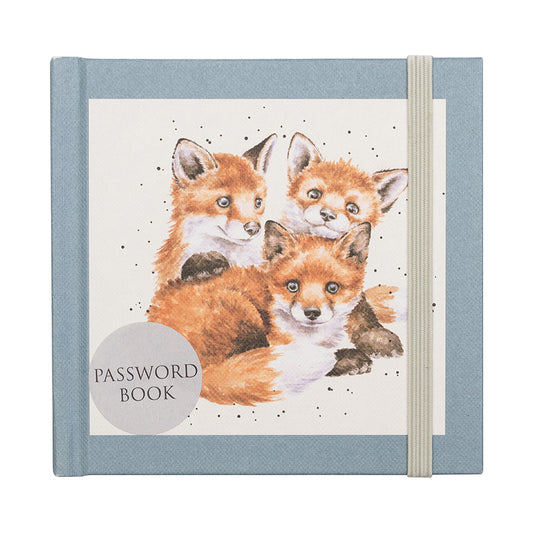 Wrendale Fox Password Book - Snug as a Cub