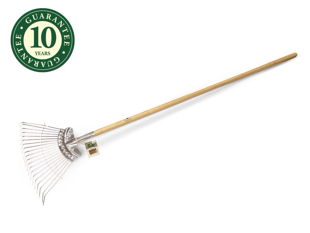 Greenman Ash Stainless Steel Lawn Rake