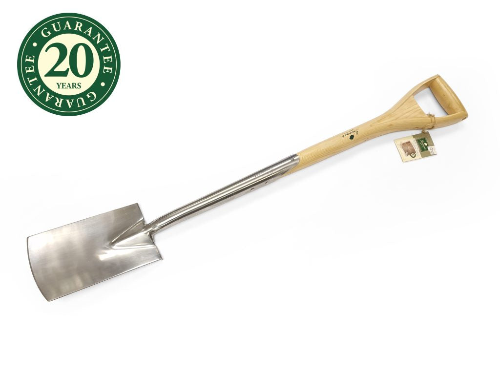 Greenman Ash Stainless Steel Border Spade – Threaplands