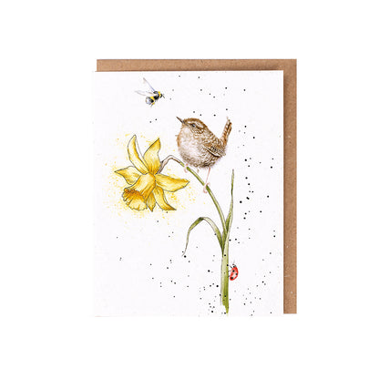 Wrendale Wren Seed Card - The Birds & The Bees