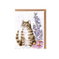 Wrendale Cat Seed Card - Whiskers & Wildflowers