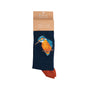 Wrendale Mens Sock The Riverband Kingfisher