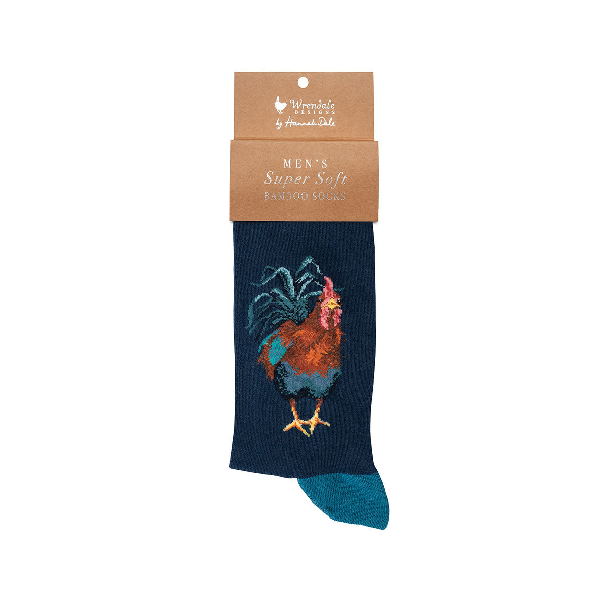 Wrendale Cockerel Sock - Colours of the Rainbow