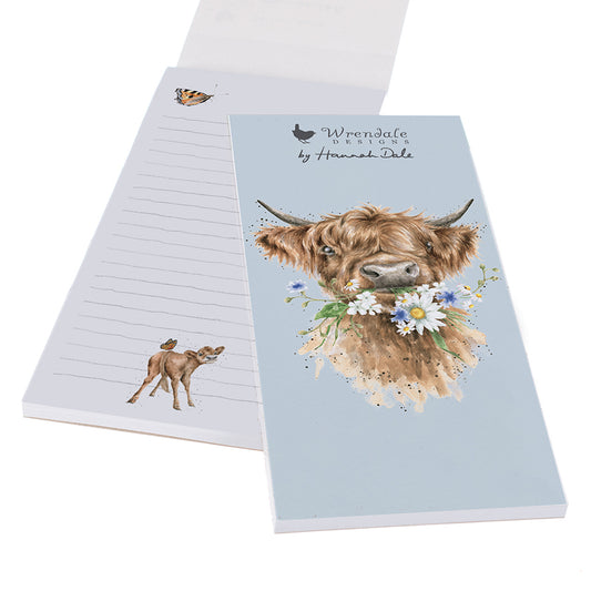 Wrendale Cow Shopping Pad - Daisy Coo