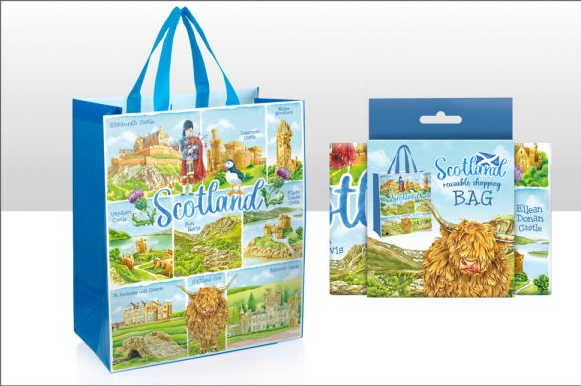 Scotland Watercolour Non Woven Bag