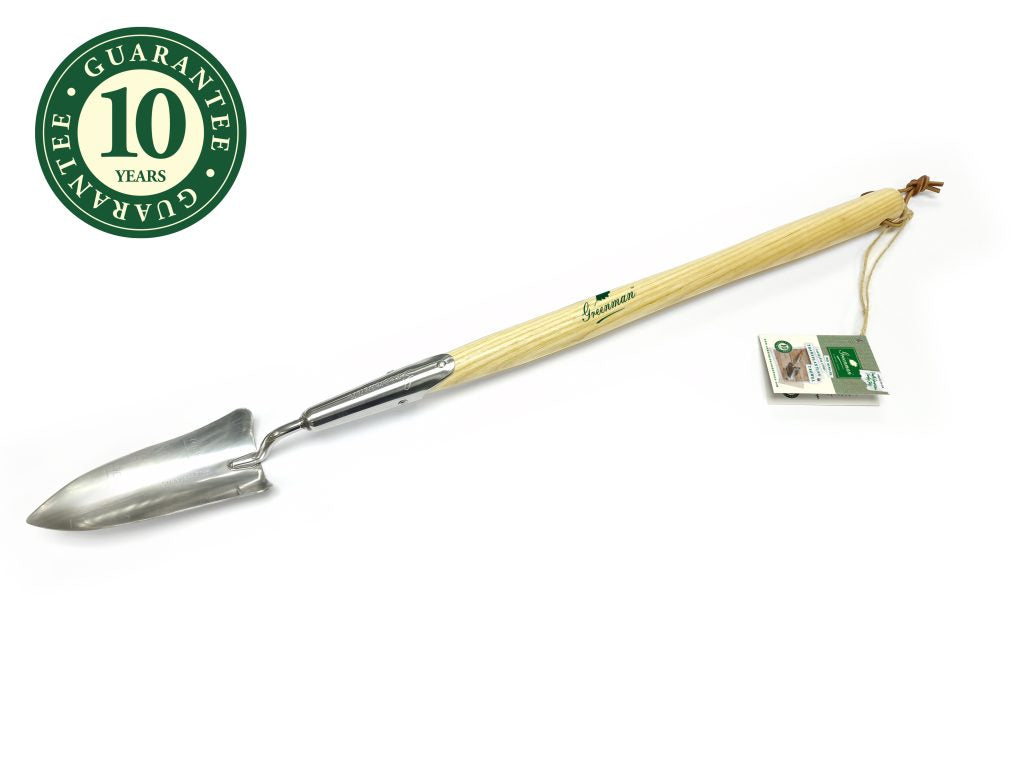 Greenman Mid Handled Stainless Steel Transplanting Trowel