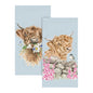 Wrendale Highland Cow Pocket Tissues - Daisy Coo