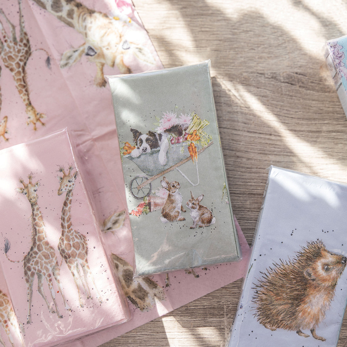 Wrendale Pocket Tissues - Garden Friends