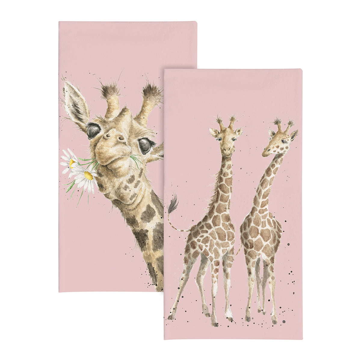 Wrendale Giraffe Pocket Tissues - Flowers