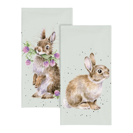 Wrendale Rabbit Pocket Tissues - Head Clover Heels
