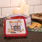 Wrendale Traditional 'Country Kitchen' Dog and Cat Christmas Square Tin