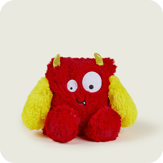 Warmies  Plush Bright Red Monster Microwavable