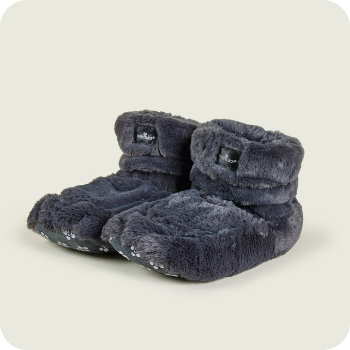 Warmies  Luxury Boots Charcoal Microwavable In Box