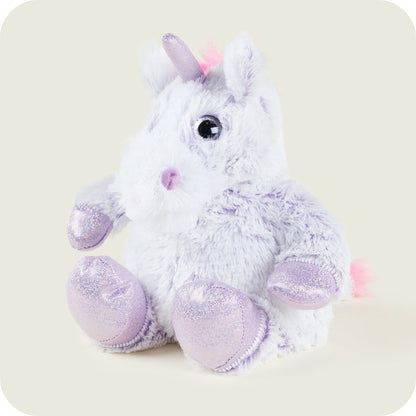 Warmies  Plush Marshmallow Unicorn Microwavable