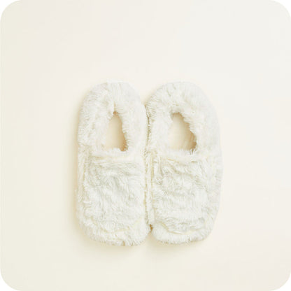 Warmies  Slippers Cream Microwavable in Box
