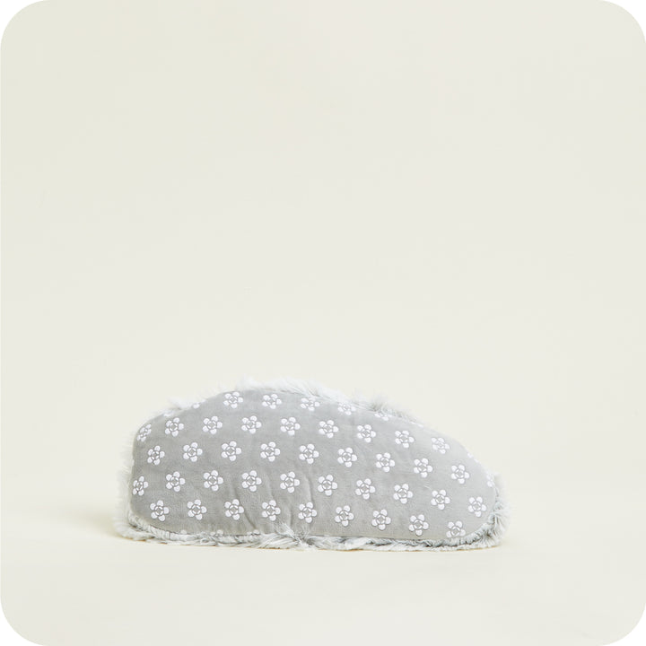 Warmies  Slippers Marshmallow Grey Microwavable