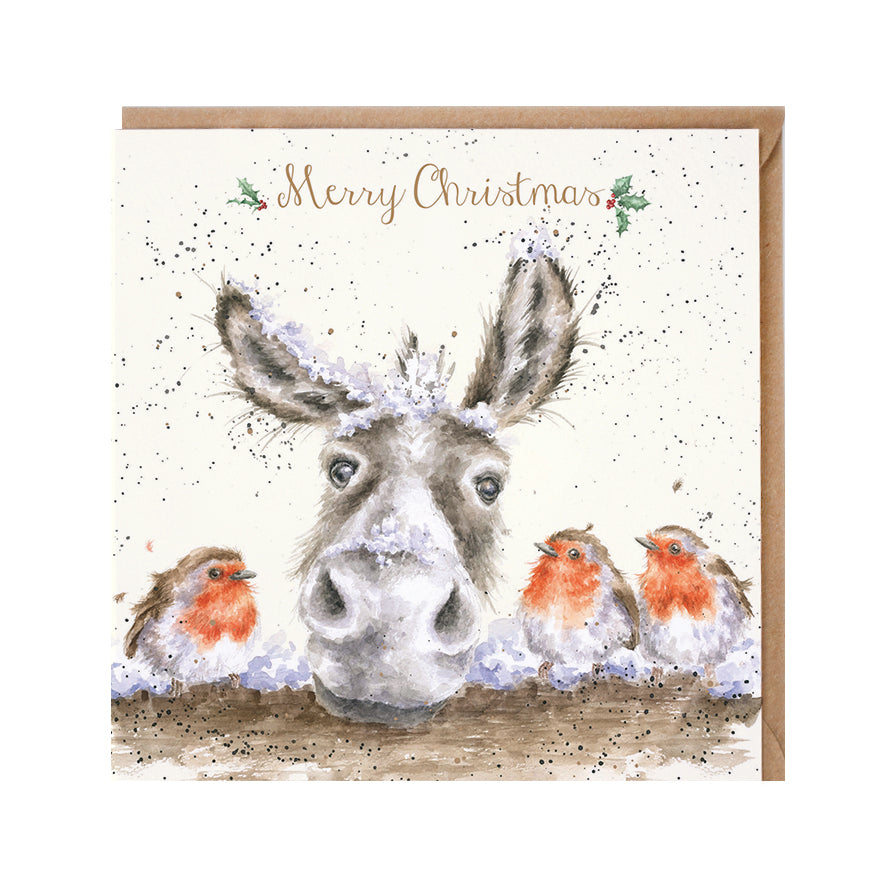 Wrendale Card - The Christmas Donkey