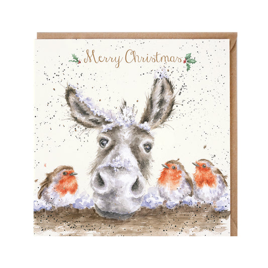 Wrendale Card - The Christmas Donkey