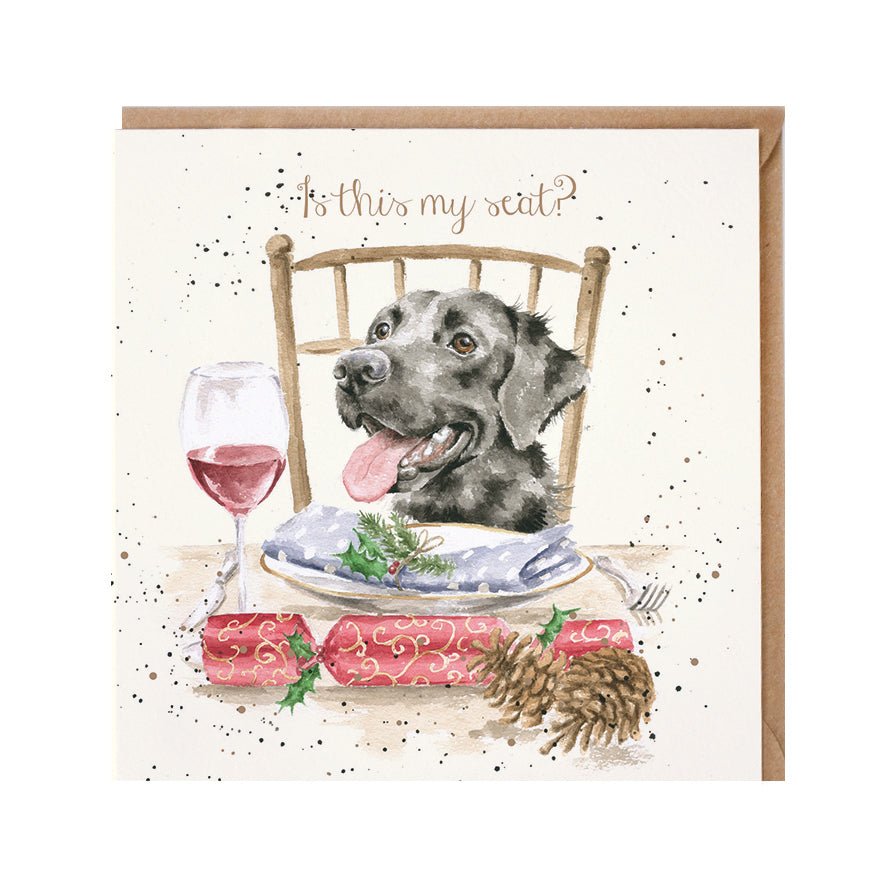 Wrendale Greeting Card - Is This My Seat?