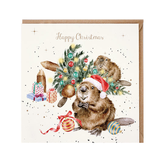 Wrendale Card - Underneath the Christmas Tree